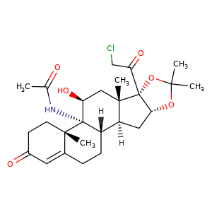 9-ACETAMIDO-21-CHLORO-11.BETA.,16.ALPHA.,17-TRIHYDROXYPREGN-4-ENE-3,20 ...