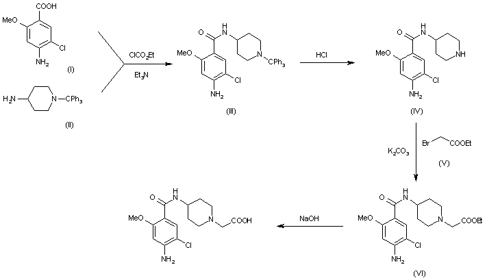 anhydride (i) with mercuric oxide and aqueous sodium acetate