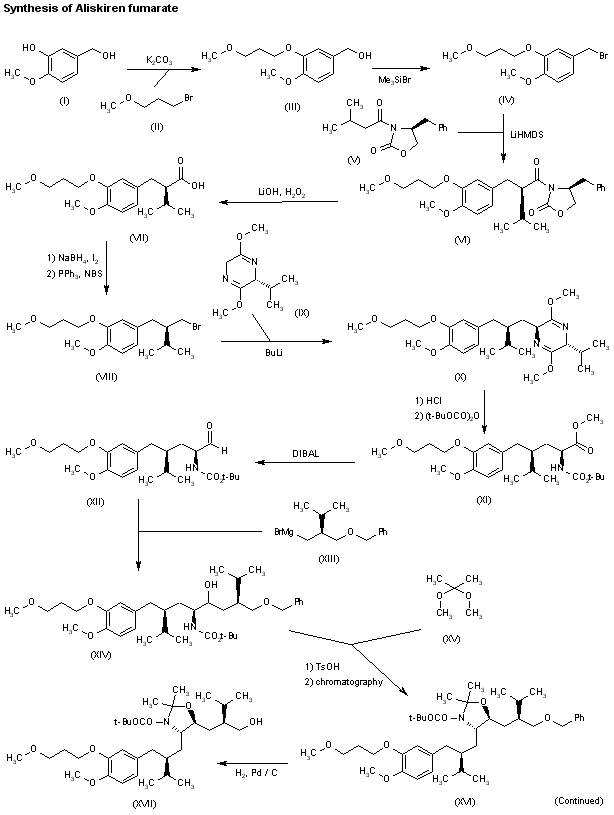 Convergent Synthesis of the Renin Inhibitor Aliskiren Based on C5