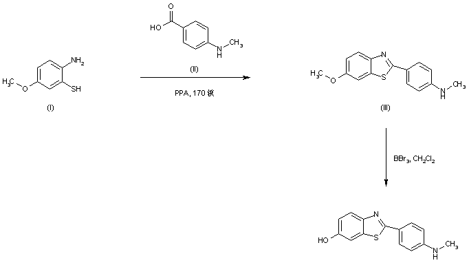 Pittsburgh Compound B, PIB, 6-OH-BTA-1-药物合成数据库